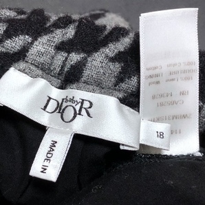 二点落札で送料無料！ 2A48【おまとめ3点セット】baby Dior ベビーディオール 半袖 Tシャツ&ミニスカート 千鳥格子 トップス 1-2才の画像8