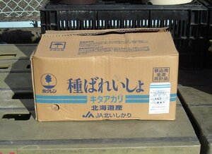 1円～　売切り特価　種イモ　キタアカリ　約６．５kg　　　163035 たねいも 種いも じゃがいも きたあかり ジャガイモ