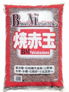 盆栽・蘭に　崩れにくい焼成粒　焼赤玉土　中粒　約10Ｌ（重さ約11ｋｇ） 1311037