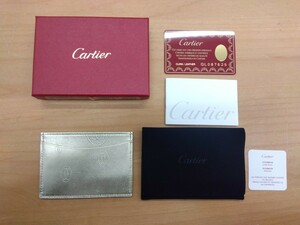 【c064】 Cartier カルティエ パスケース L3000791 ハッピーバースデー カードケース シャンパンゴールド