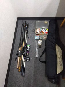 【c152】 釣り具 おまとめ 釣竿 リール ダイワ シマノ TEC 磯竿 SHIMANO DAIWA 浮き 釣糸 道具セット 他