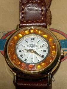 【A853】【未使用】 FOSSIL フォッシル 腕時計 PC-9516 革ベルト