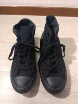 【A953】 コンバース CONVERSE オールスター ALL STAR 2105 ハイカット スニーカー シューズ 24.0 黒 ブラック レディース_画像1