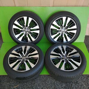 [16177] [トヨタ 30系 アルファード 純正] 18x7.5J +45 PCD114.3 5穴 [トーヨー トランパスR30] 235/50R18 22年製