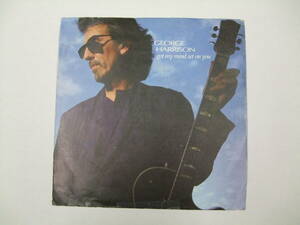 ７インチ　GEORGE HARRISON / GOD MY MIND SET ON YOU　ドイツ盤