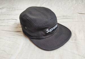 Supreme シュプリーム 帽子 キャップ ロゴ ワッペン レザーベルト 黒 ブラック ★12