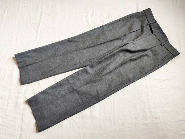 新品 Wild Life Tailor ARMY SERGE PANTS HIGHLAND WOOL TUCK MILITARY ワイルドライフテーラー アーミー サージ 尾州 ウール パンツ S △2