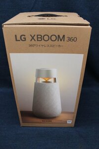 ○未使用 LGエレクトロニクス XBOOM360 XO3 XO3QBE [ベージュ]【動作保証出品】360°ワイヤレススピーカー