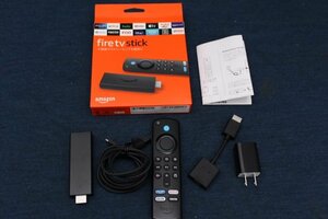 ○amazon Fire TV Stick 第3世代 S3L46N【動作保証出品】Alexa対応音声認識リモコン ストリーミングメディアプレーヤー 送料520円