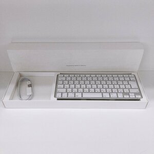 ●Apple アップル Mac マック 純正 USB keyboard キーボード A1242 日本語 JIS 配列 ホワイト 白 【動作保証出品】