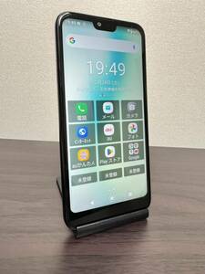 【Android11】KYOCERA au KYV48 GPATINA 5.8インチスマートフォン　ブラック SIMフリー 防水防塵 １3京セラ
