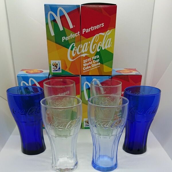 2010 FIFA World Cup コカ コーラ マクドナルド グラス Coke Glass ６個