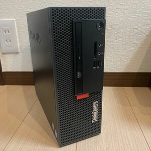 【中古】Lenovo ThinkCentre M720e 11BD i3-8100 3.6GHz 8GB SATA SSD120GB Windows10 64bit ①