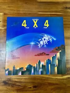 【昭和レトロ】レコード　LP　Casiopea　4 × 4 (Four By Four) 