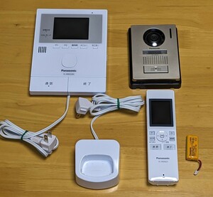 【美品 動作確認済み】パナソニック Panasonic VL-SWZ200KL [ワイヤレスモニター付テレビドアホン]