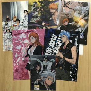 BLEACH 劇場版ブリーチ 地獄篇 ローソン 劇場版ブリーチ Fade to Black 君の名を呼ぶ ヒート・ザ・ソウル 合計６枚 クリアファイル (9214)