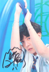 BTS 防弾少年団 ジェイホープ J-HOPE 直筆 サイン写真 Proof 10cm*15cm 2