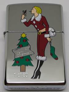 Zippo 2001年 限定80 サンタ クリスマス WINDY ウィンディ ガール 未使用品42