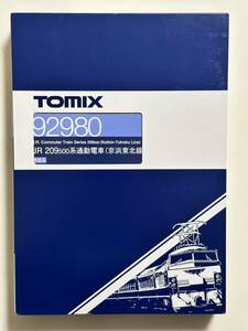 TOMIX 92980 ограниченный товар JR209-500 серия ходить на работу электропоезд столица . Tohoku линия комплект без пробега принадлежности не использование to Mix 209 серия 500 номер шт. 