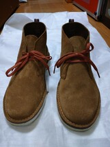 Clarks クラークス スエード チャッカブーツ デザートブーツ ブッシュエイカー ブラウン UK10 US11 28cm（実寸29cm？） 使用頻度低い_画像2