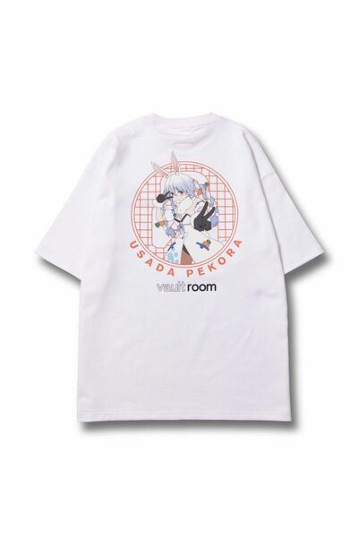 VAULTROOM VR × PEKORA TEE / WHT hololive 兎田ぺこら