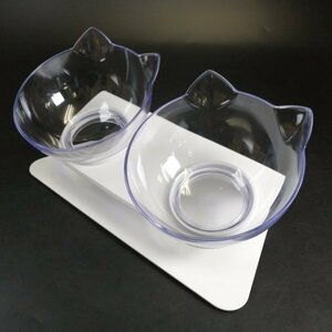 ペット用食器 犬 猫用 ペット フードボウル プラスチック【USED品】 22 01047