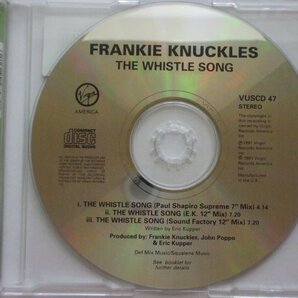 ●CDs●Frankie Knuckles / The Whistle Song●Eric Kupper・David Morales●2,500円以上の落札で送料無料!!の画像3