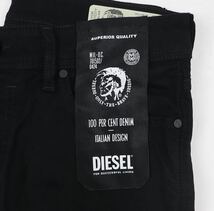 ディーゼル　DIESEL 新品　未使用　ブラック ストレッチ パンツ デニム 黒 デニムパンツ_画像3