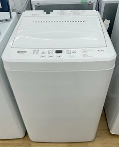◎【直接引取限定】YAMADA/ヤマダ 洗濯機 YWM-T70H1 2022年製 ホワイト 7.0㎏ 動作確認済 中古品/kb3039