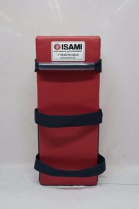 [ISAMI] kick mitt pad combative sports / judo / karate /te navy blue do-/ perhaps unused goods /ab4548