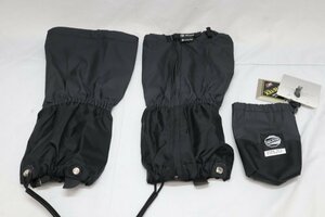 ★【ISUKA/イスカ】GORE-TEX ライトスパッツ 40cm サイズフリー ブラック タグ付き未使用品/ab4546