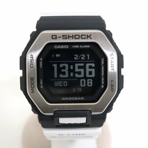 【CASIO/カシオ】G-SHOCK G-LIDE 腕時計 GBX-100-7JF クォーツ式 ブラック 20気圧防水 ムーンデータ 美品/2s0183
