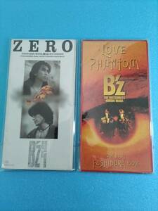 【8cmシングルCD 2枚セット】B'z （ビーズ）/ LOVE PHANTOM / ZERO / 恋心 (KOI-GOKORO) / FUSIDARA 100%