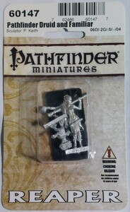 リーパー REAPER ファンタジー メタルフィギュア Pathfinder Druid and Familiar 未開封 TRPG PATHFINDER FANTASY 