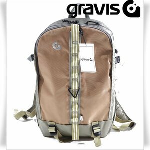 新品1円～★gravis グラビス BACK PACK BAG バッグ パック バッグ デイパック グレー ベージュ 軽量 ◆3817◆