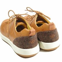 未使用1円～★SPERRY TOPSIDER スペリートップサイダー メンズ プレミアムラインGOLD CUP レザースニーカー シューズ 28.0cm 茶 ◆3865◆_画像10