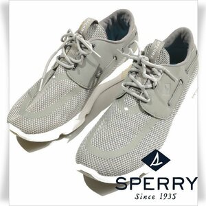 未使用1円～★SPERRY TOPSIDER スペリートップサイダー メンズ 軽量 通気性 スニーカー シューズ 26.5cm グレー 7 SEAS 3-EYE ◆3862◆