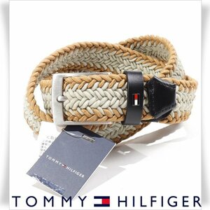 新品1円～★TOMMY HILFIGER トミー ヒルフィガー メンズ エラスティックメッシュベルト 95cm 男性用 正規店本物◆4663◆