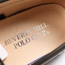 新品1円～★BEVERLY HILLS POLO CLUB ビバリーヒルズポロクラブ レザー ドライビングシューズ 26.0cm グリーン 軽量 ◆4797◆_画像9