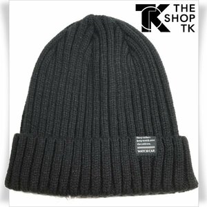 新品1円～★THE SHOP TK タケオキクチ ニットワッチキャップ フリーサイズ 黒 ブラック ユニセックス 正規店本物 ◆4837◆