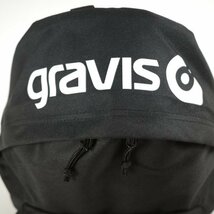 新品1円～★gravis グラビス BACK PACK BAG バッグパック バッグ デイパック GATE ゲート 黒 軽量 ◆4880◆_画像3