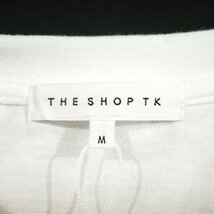 新品1円～★THE SHOP TK タケオキクチ 長袖 セットアイテム/ニット＋ロンＴシャツ スラブワッフルアンサンブルプルオーバー M ◆5161◆_画像3