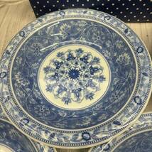 陶器 未使用 ◆ Blue Trevi ◆ カレー 皿 5枚入りｘ2箱 セット ◆ ブルー トレビ ◆ SANYO JAPAN 箱入り_画像5