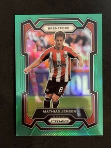 2023-24 Panini Prizm Premier League Soccer Mathias Jensen Green Prizm 5/5