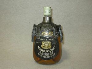 N-6　ニッカ ゴールド 鎧 甲冑 NIKKA WHISKY GOLD&GOLD G&G 760ml 43% 日本ウイスキー 特級 未開栓 古酒