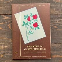 ドイツの古い植物図鑑(PFLANZEN IN GARTEN UND FELD)/アンティーク ヴィンテージ ヨーロッパ 洋書 植物画 ボタニカルアート 花 雰囲気◎/_画像1