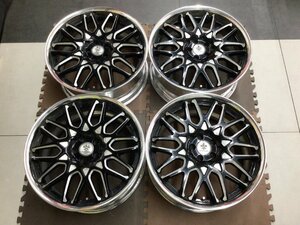 ★超人気WORK　DURANDAL　太めツライチ狙いに　19×8.5J+46　PCD100/5H　フォレスタープリウスカローラスポーツ86BRZなどオススメ★