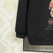 上級EU製＆定価4万◆UABONI*Paris*トレーナー*ユアボニ*パリ発◆綿100％ 高級 モノグラム クマ トップス カットソー トレンド 日常着 XL/50_画像5