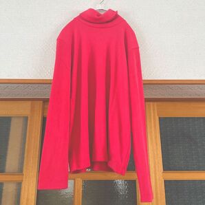 ヒートテックフリースタートルネックT