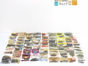 シマノ スコーピオン・ゲーリーヤマモト・デプス・ZBC・バークレイ・キャスティーク・メガバス 等 中古ワーム 計60点以上セット